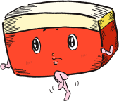 走るカルビくん